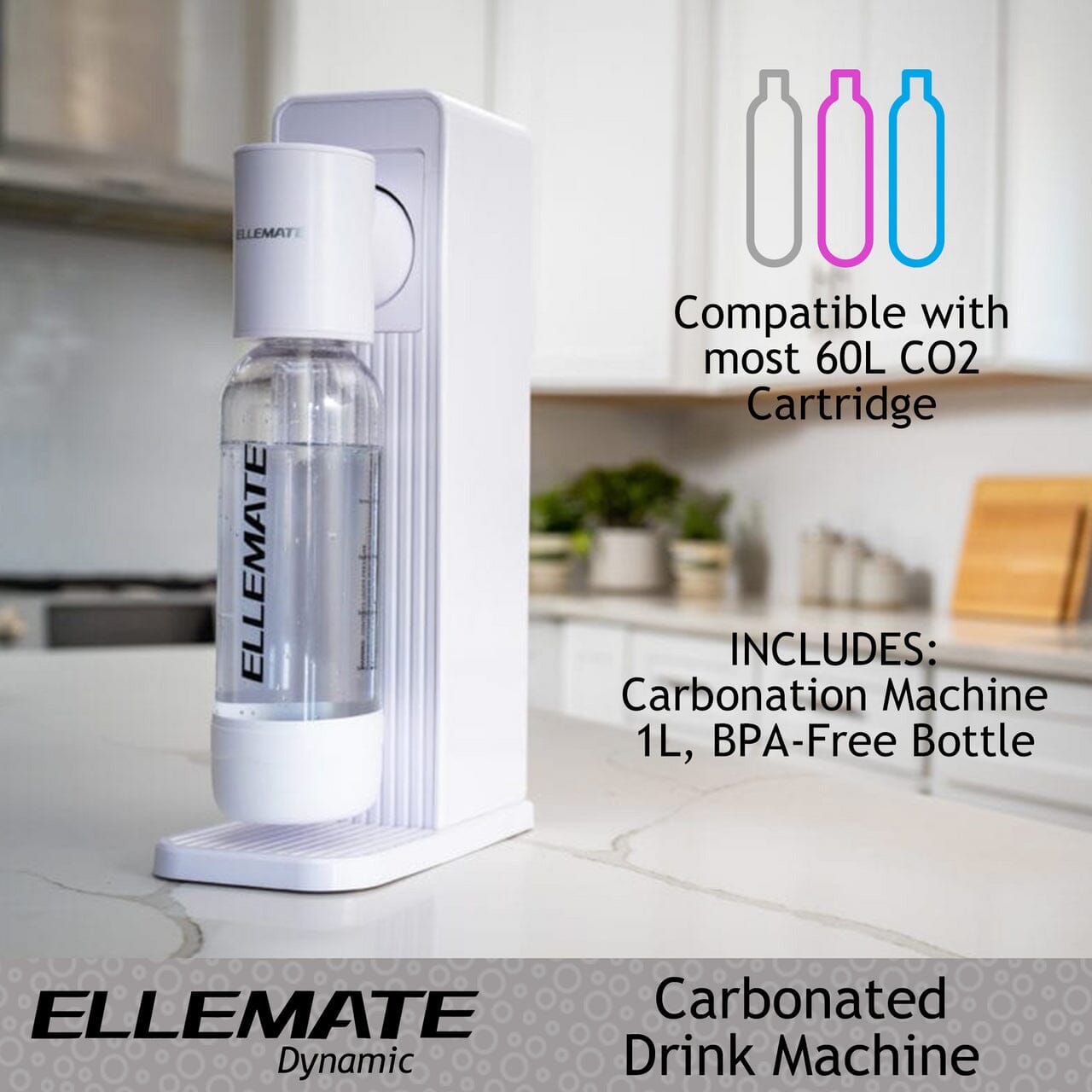 Ellemate Dynamic Carbonated Drink Maker Cheap Perfect