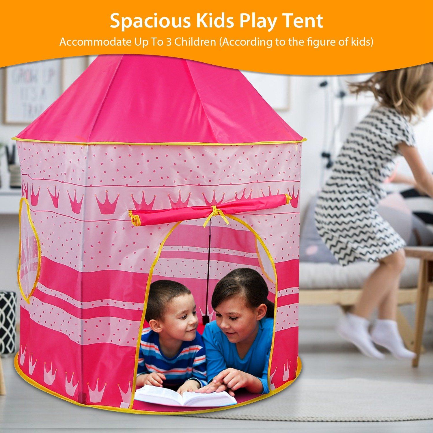 Kids Foldable Pop Up Play Tent Marketable Sale Online