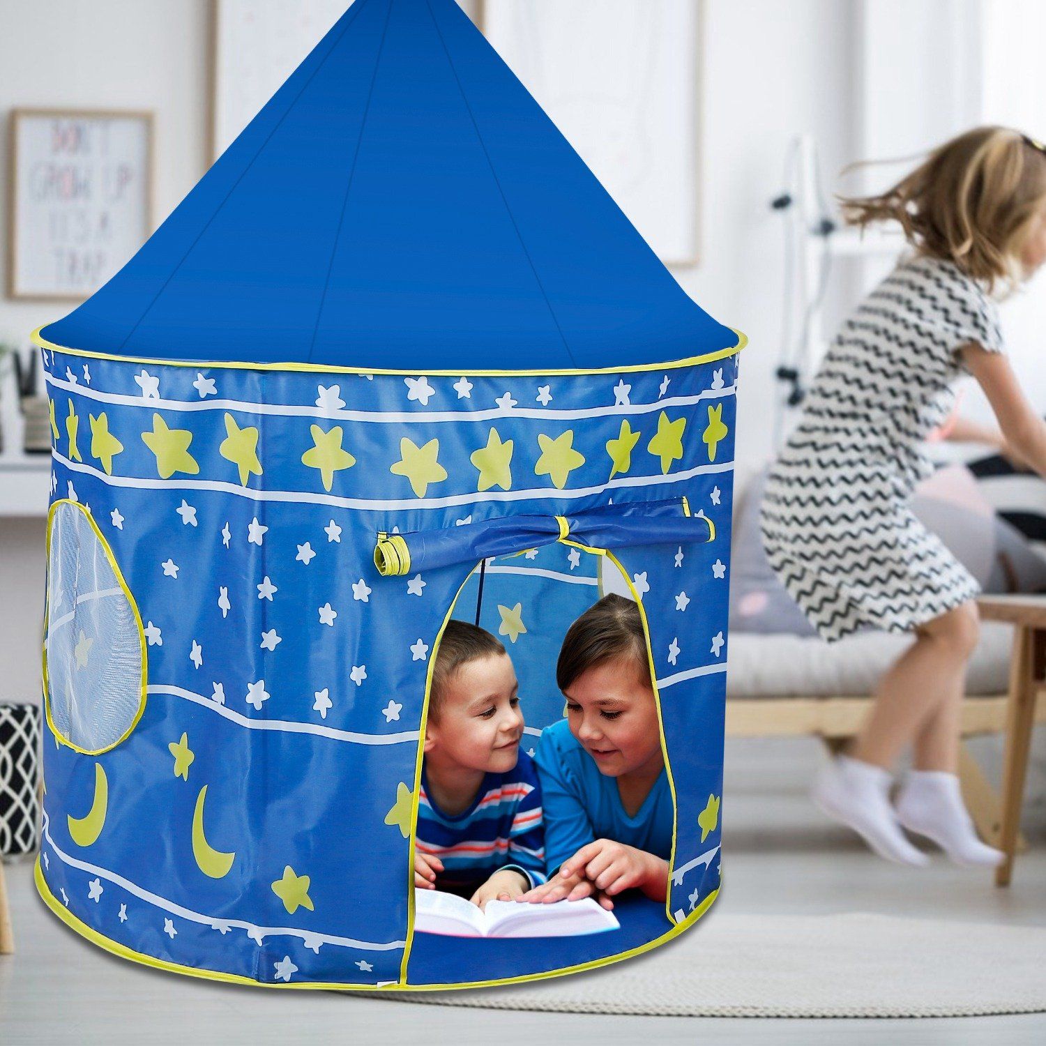 Kids Foldable Pop Up Play Tent Marketable Sale Online