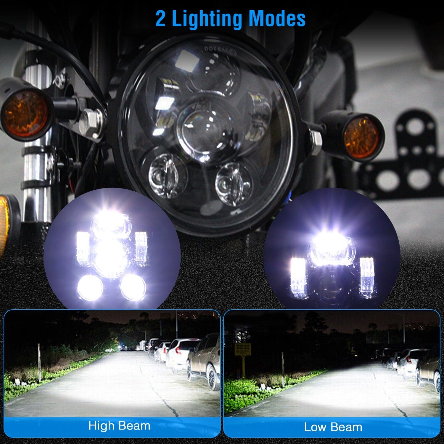 5.75-Inch LED Motorcycle Headlight Cheapest Pice Sale Online