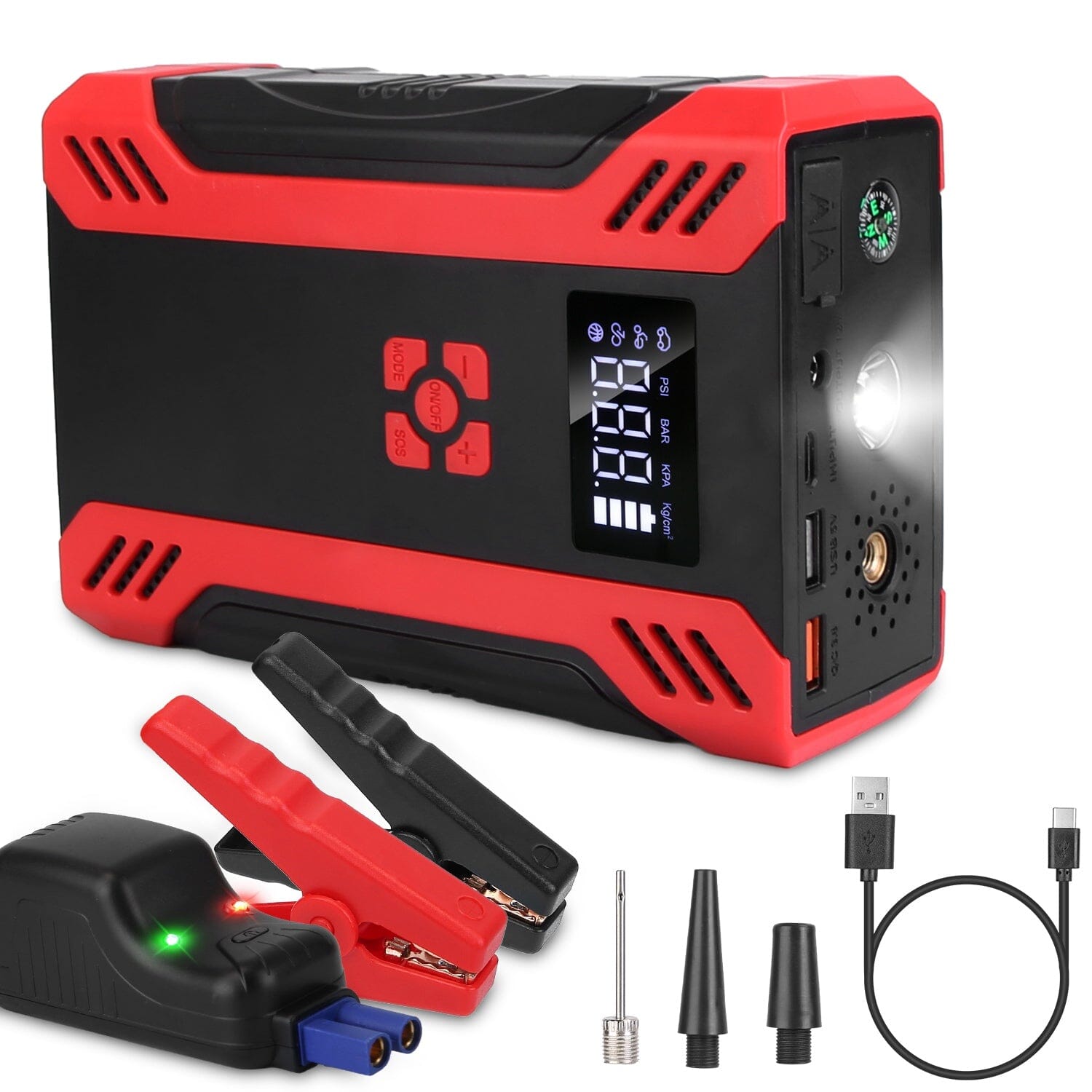 Car Jump Starter with Air Compressor Cheap Pice Free Shipping