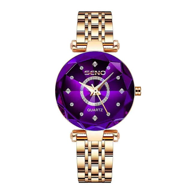 Women Golden and Silver Classic Quartz Watch Discount Low Shipping Fee