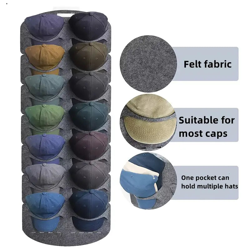 Hanging Hat Organizers For Baseball Cap Felt Storage Holders Sale Tumblr