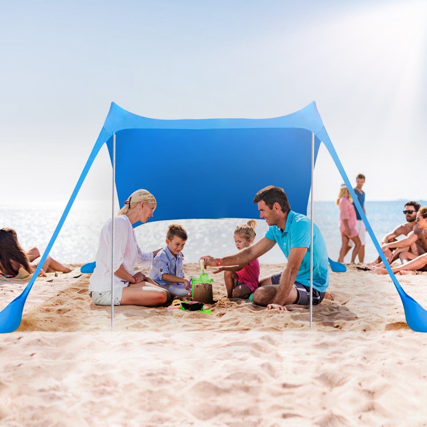 Foldable Beach Canopy Tent Collapsible Shade Visit New Cheap Pice