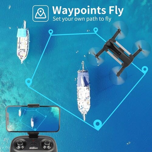 UDIRC Foldable RC Drone FPV WiFi Quadcopter w/ 720P HD Camera & 2 Batteries U73 Buy Cheap Hot Sale