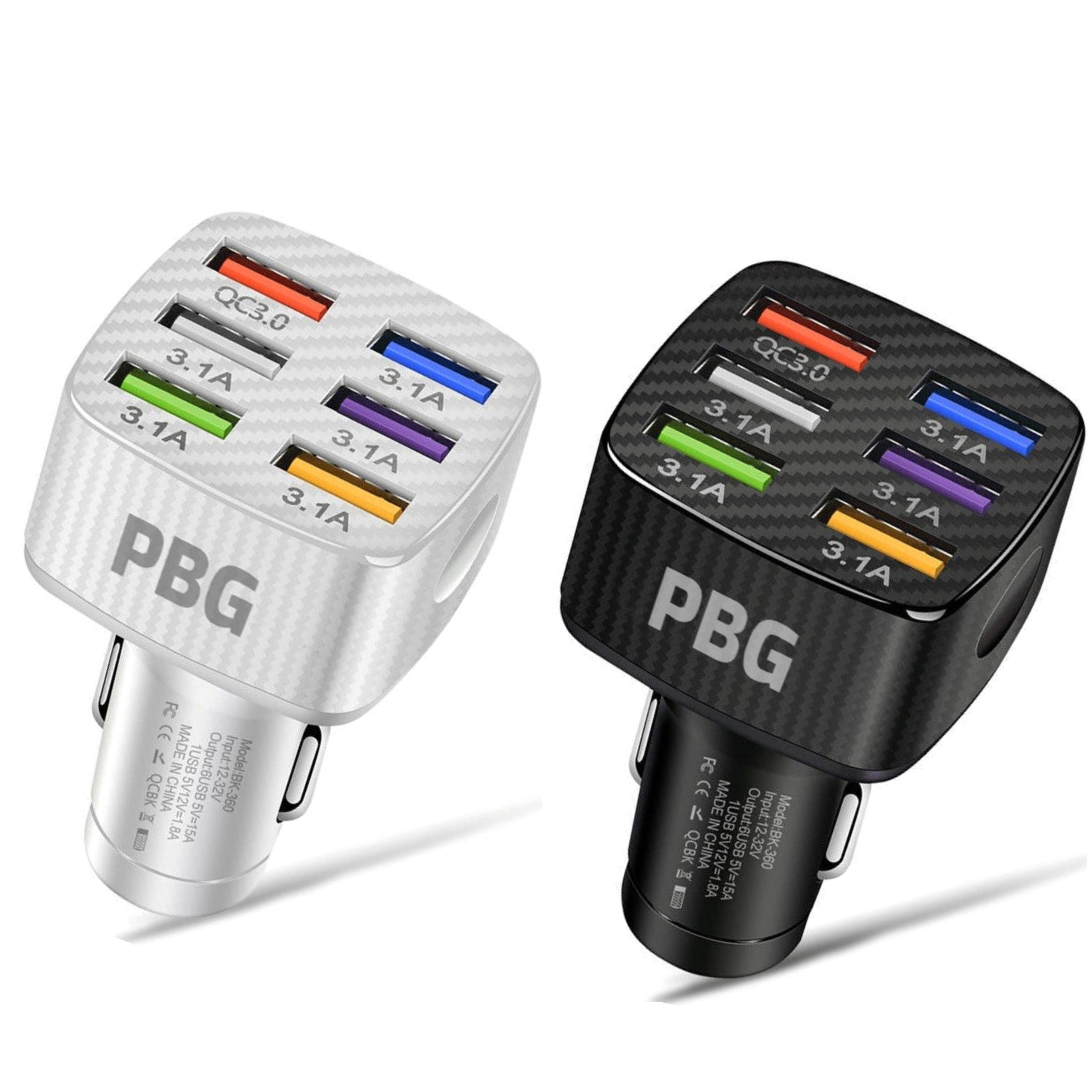 PBG LED 6-Port Car Charger Charge Sast Sale Online