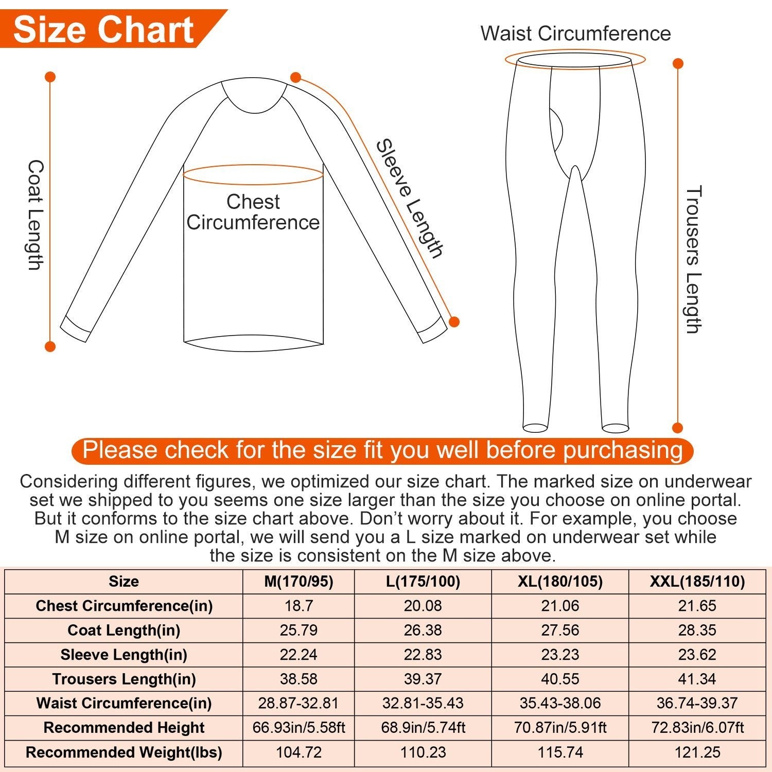 Men Thermal Underwear Set - Long Johns Pants and Long Sleeve Clearance Official Site