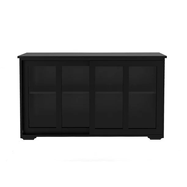 Buffet Sideboard with Sliding Glass Door and Adjustable Shelf Store Cheap Online