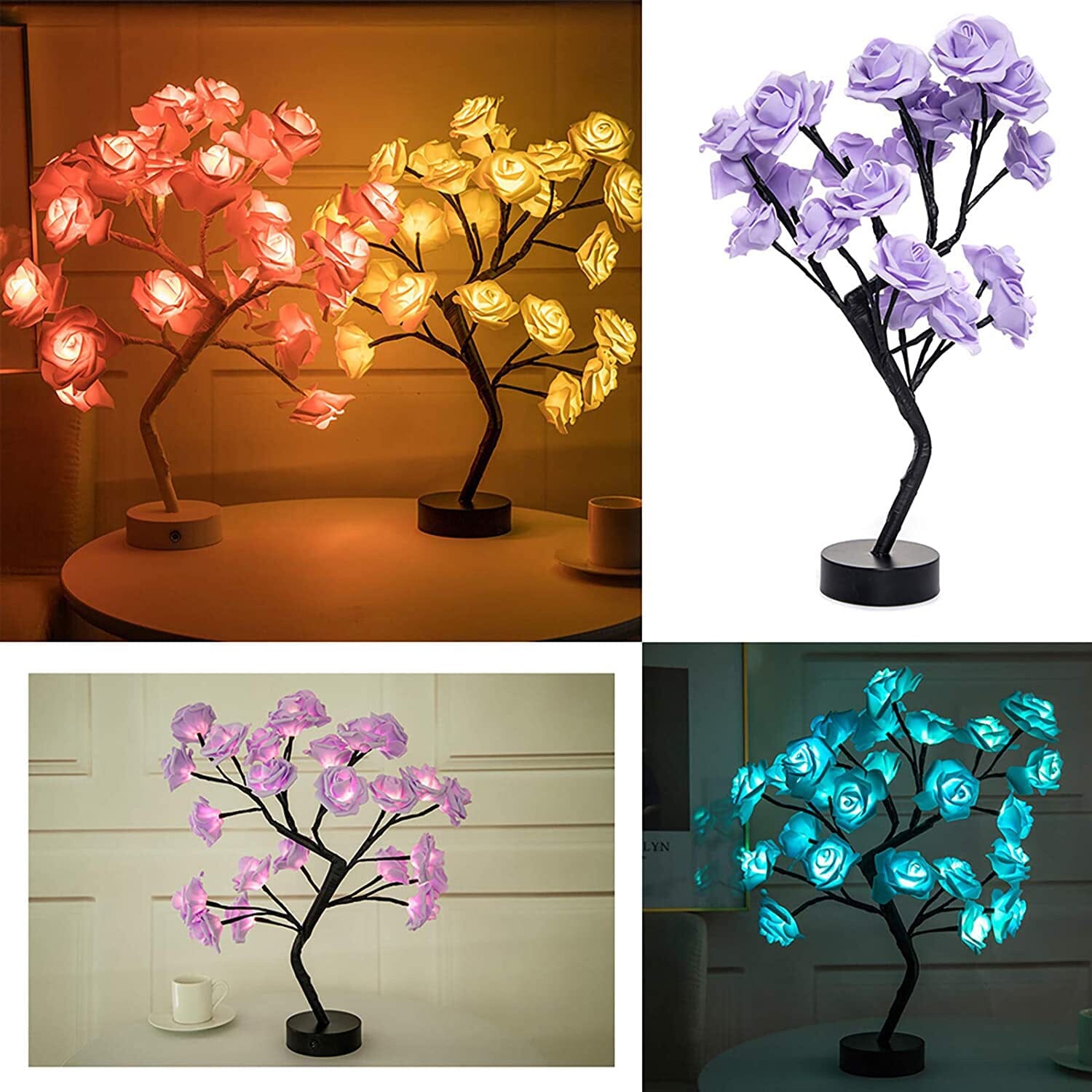 Flower Rose Tree Lamp 2025 New Cheap Pice