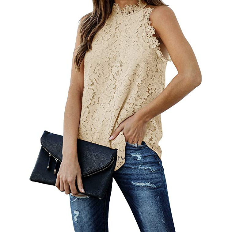 Women's Lace Crochet Hollow Out Tank Top Buy Cheap 2025 Unisex