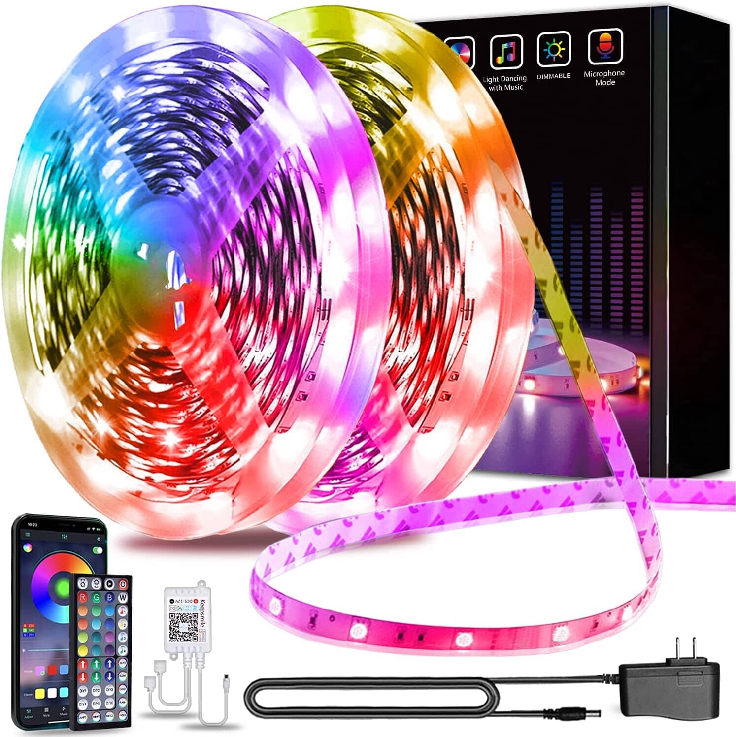 RGB Color Changing LED Strip RGB Lights with Remote Control Extremely Cheap Pice