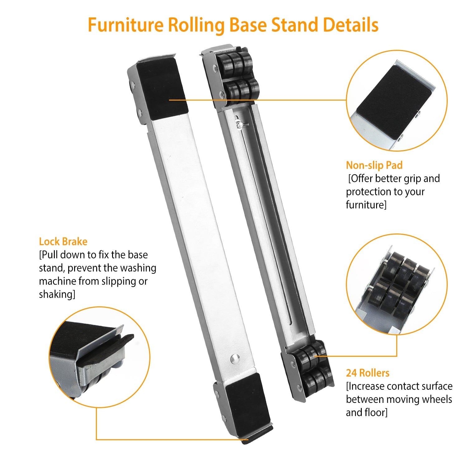 Furniture Dolly Mobile Roller Extendable Base Stand Collections For Sale