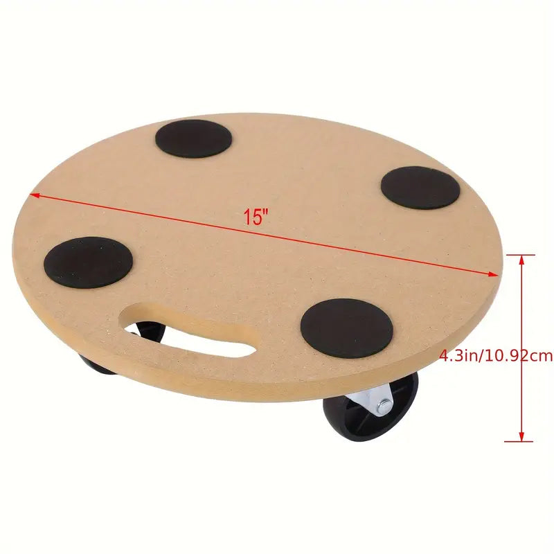 2-Piece: Furniture Moving Dolly Heavy Duty Wood Rolling Mover Clearance Reliable