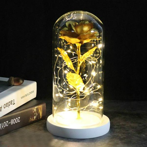 LED Glass Cover Simulation Foil Rose Flower Eastbay Cheap Online