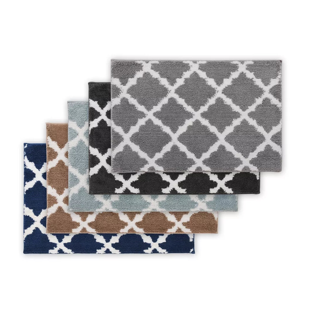 Bibb Home 1-2 Pack Trellis Micro Shag Bath Rugs 20x 32 Buy Cheap Limited Edition