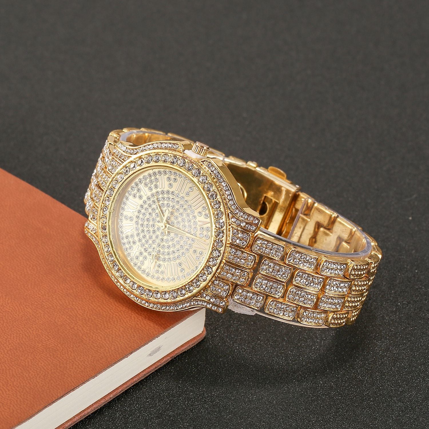 Luxury Crystal Rhinestone Quartz Watch Outlet 2025 New