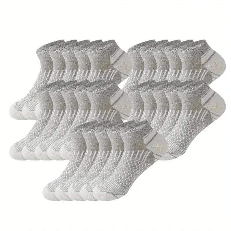 10-Pairs: Men's Athletic Ankle Socks Free Shipping Order