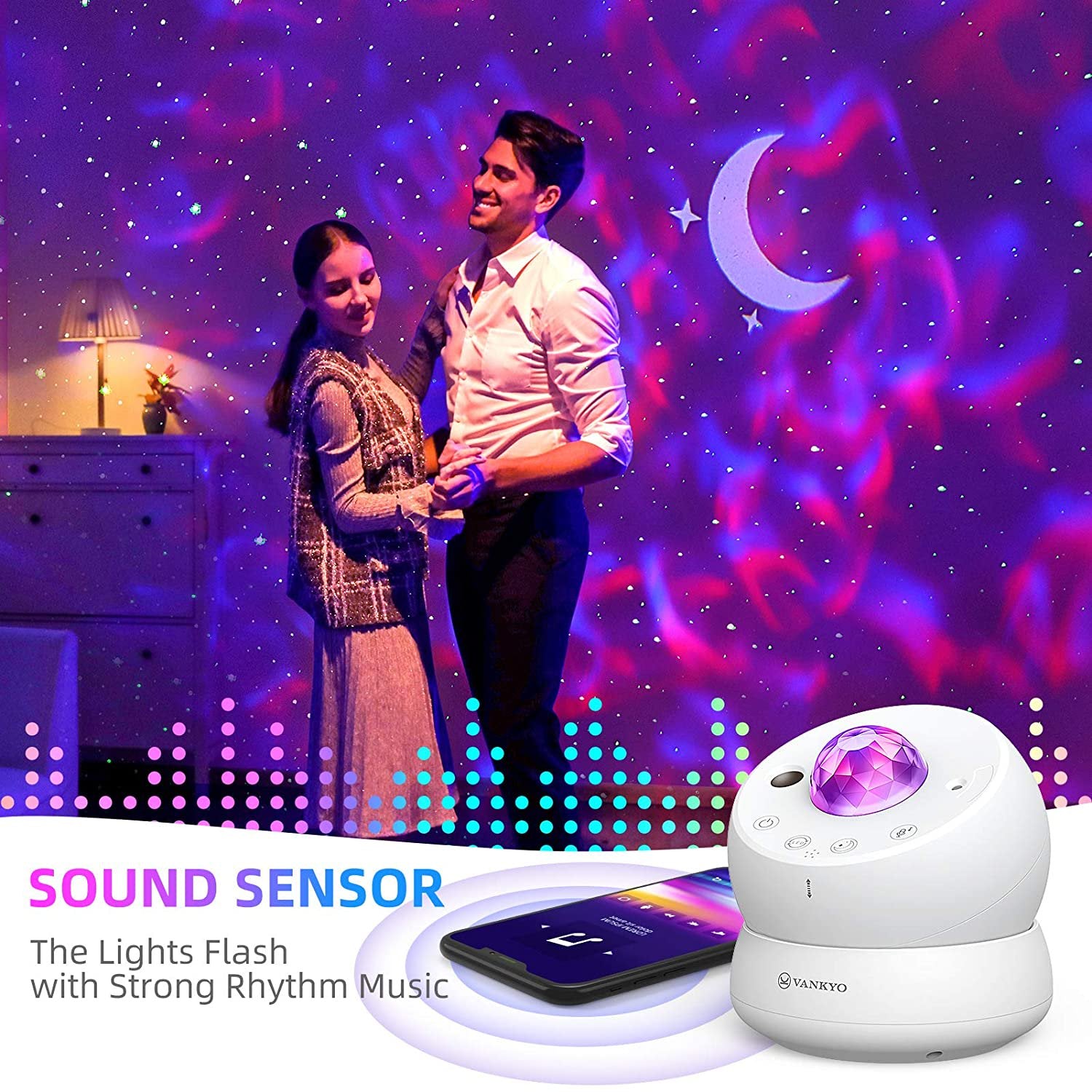 VANKYO Galaxy Smart Night Light Projector with APP and Voice Control How Much For Sale