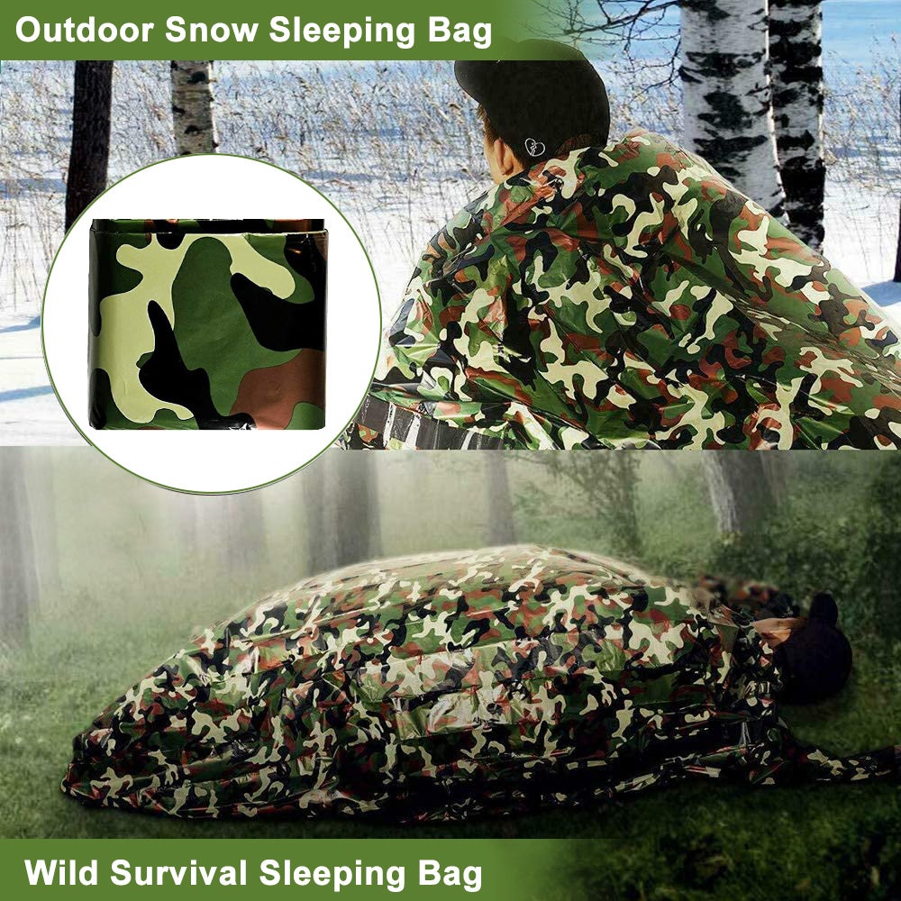 2-Pack: Camping Sleeping Bag Camouflage Buy Authentic Online