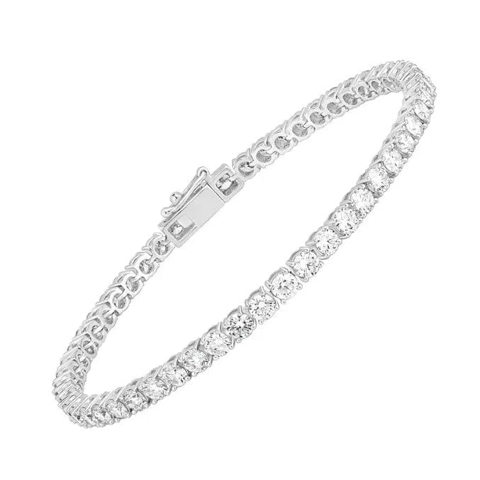 8Ct Lab Grown IGI Certified Diamond Women's Tennis Bracelet 14K White Gold 6 Clearance Latest