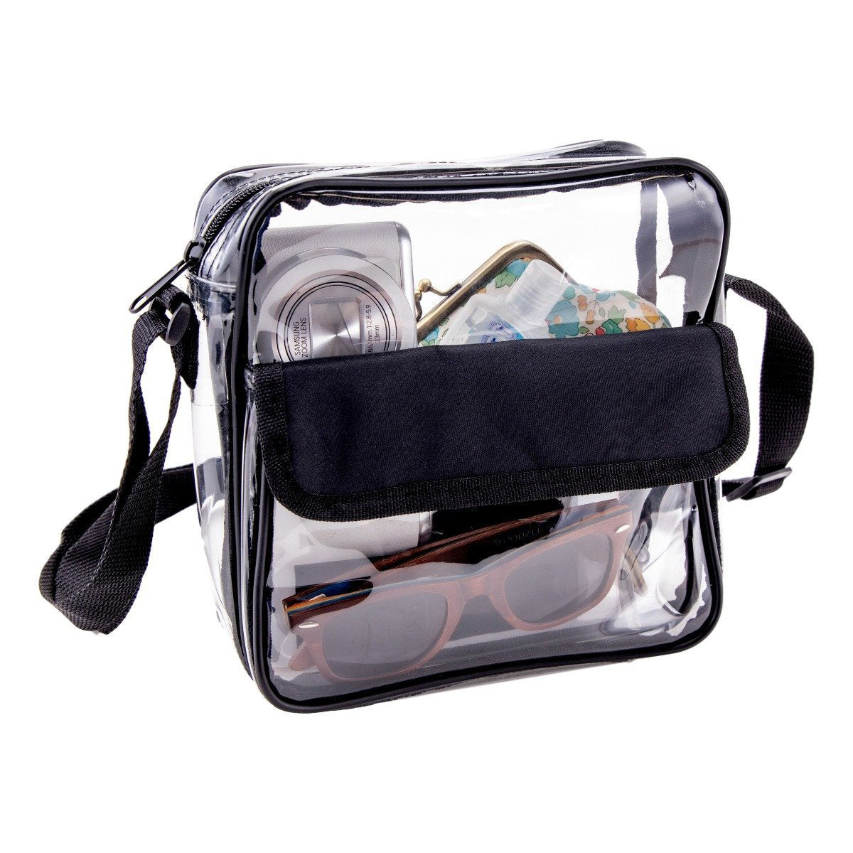 Clear Crossbody Messenger Shoulder Bag Buy Cheap Big Discount