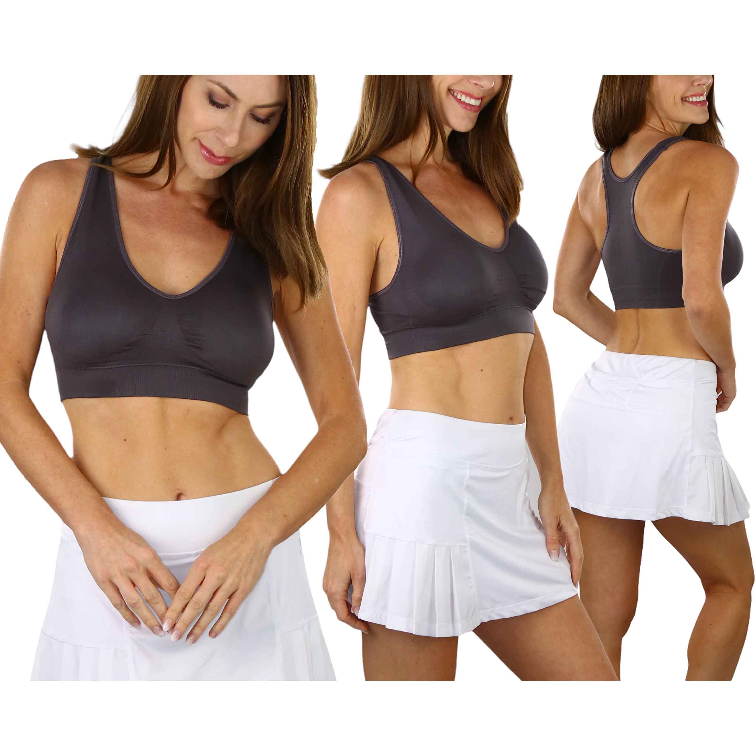 6-Pack: ToBeInStyle Women's Comfortable and Supportive Racerback Sports Bras Find Great Cheap Online