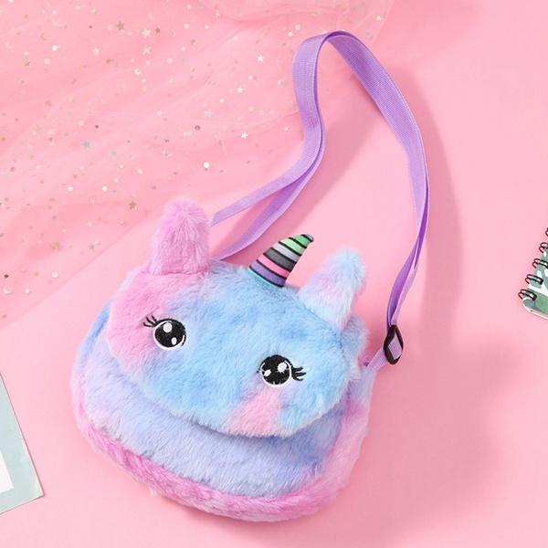 Rainbow Unicorn Plush Shoulder Bag Amazing Pice