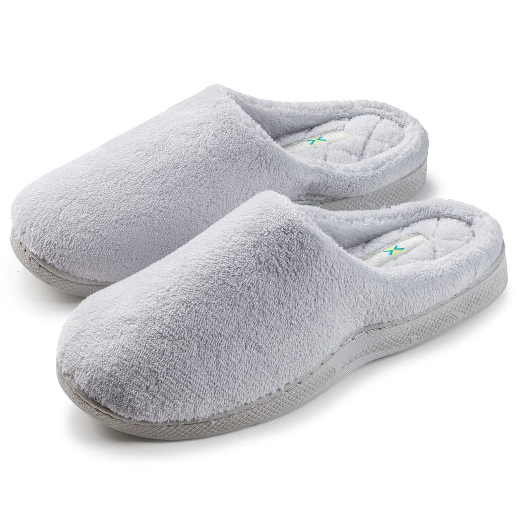 Roxoni Women's Plush Slip On Memory Foam Indoor Outdoor With Credit Card