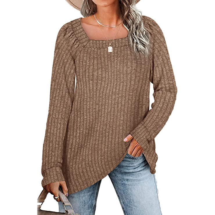 Women's Long Sleeve V Neck Sweater Tops Buy Sale Online