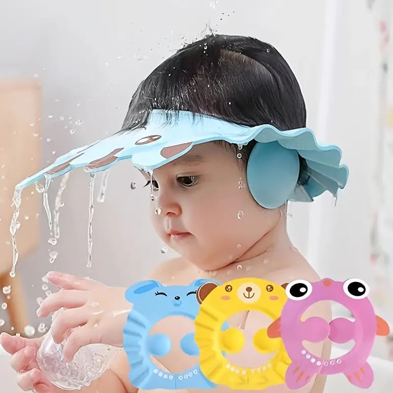 2-Pack: Baby Shower Cap Shield Adjustable Cheap Fashionable