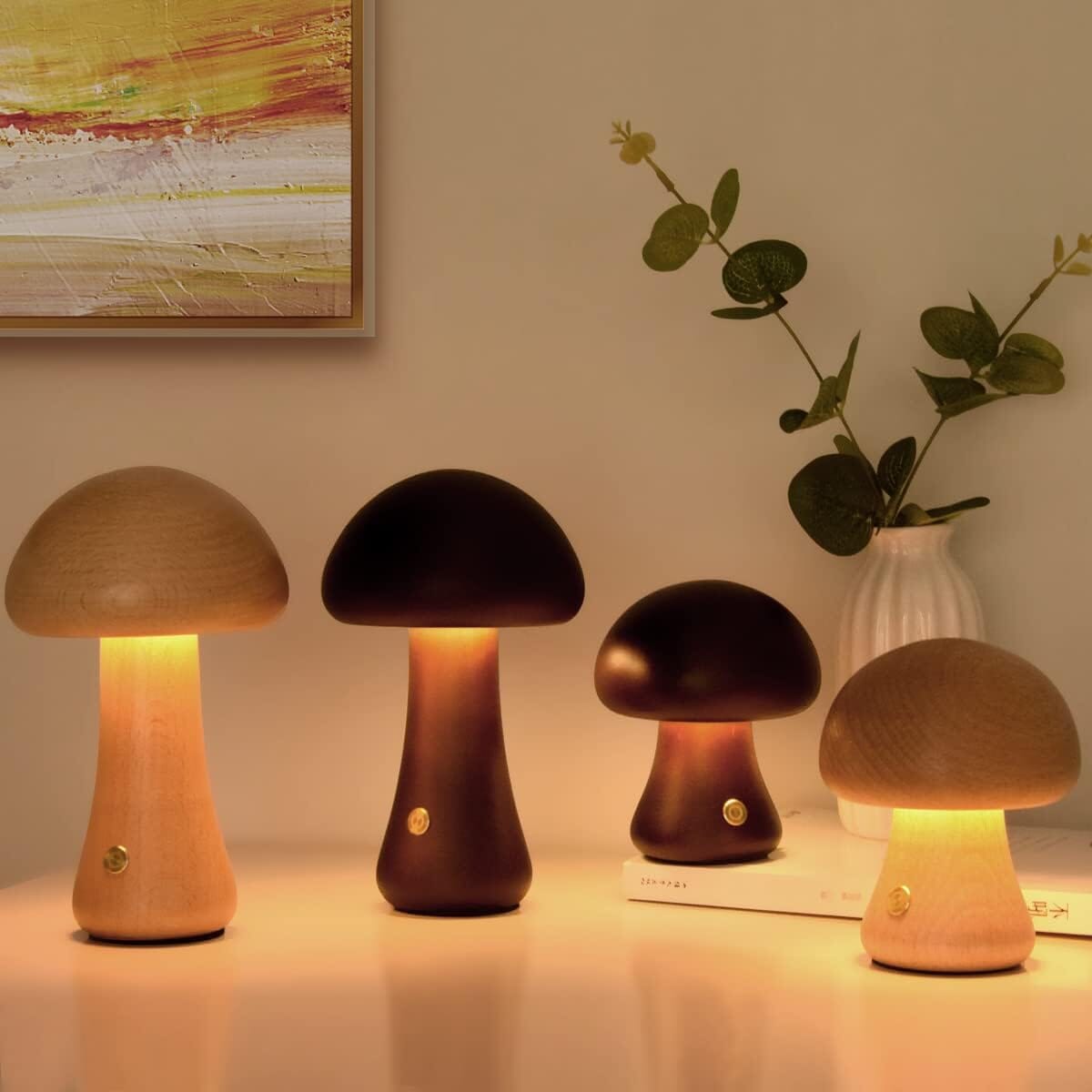 LED Rechargeable Creative Mushroom Table Lamp Pick A Best Sale Online