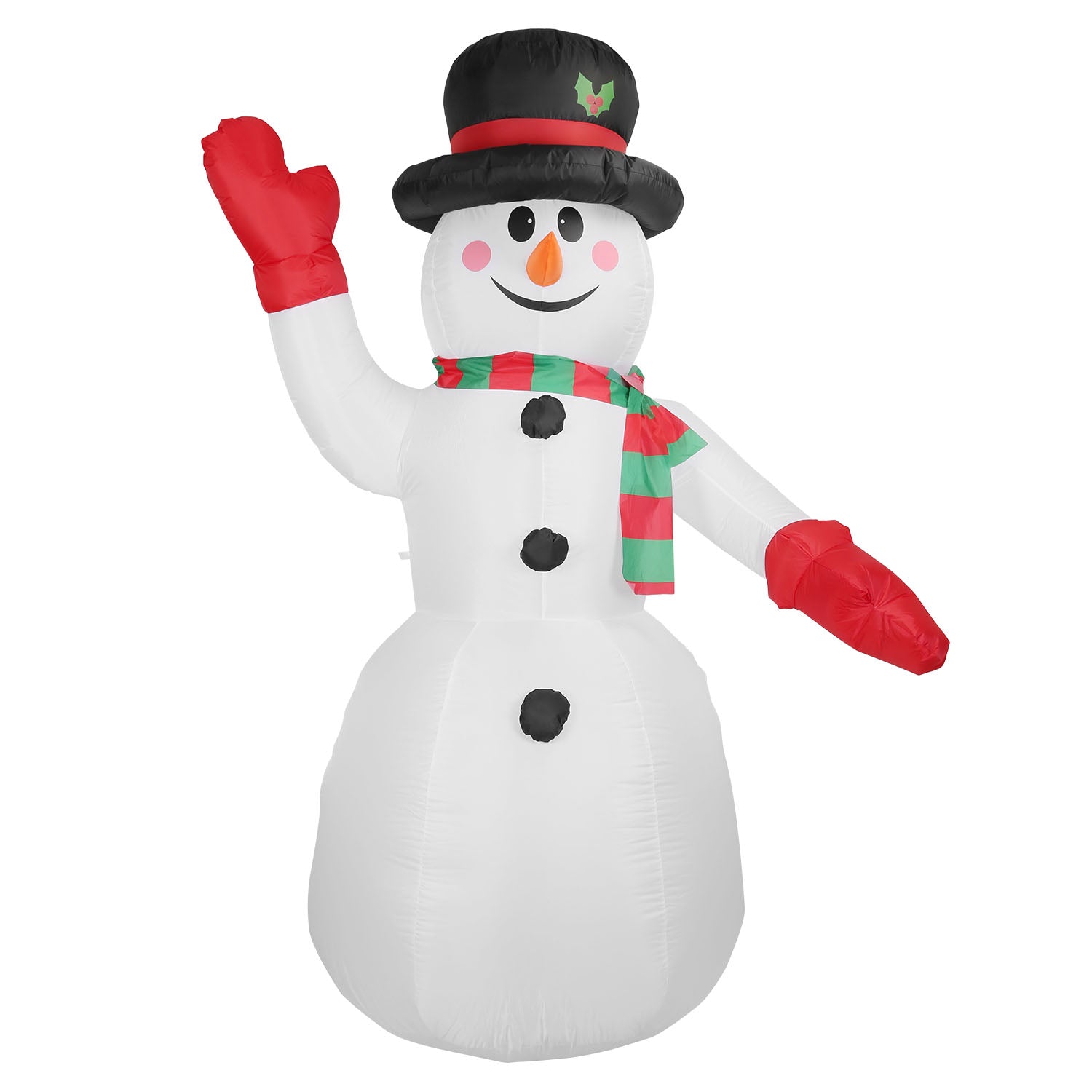 7.9ft Christmas Inflatable Giant Snowman Blow Up with LED Lights Hat Scarf Clearance Get Authentic