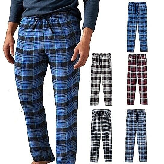 Men's Ultra Soft Flannel Plaid Pajama Lounge Pants Buy Cheap Perfect