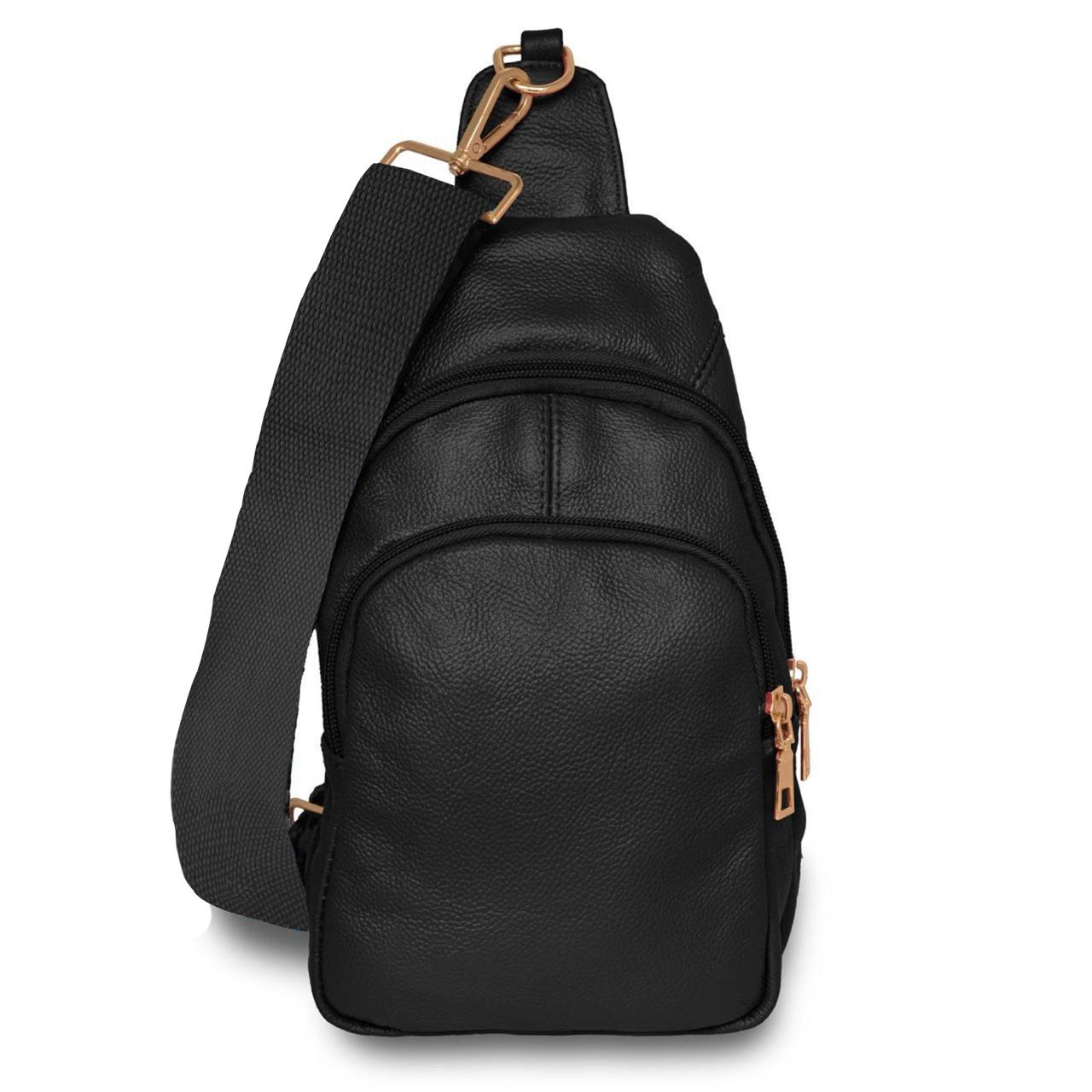 Real Leather Solid Strap Shoulder Sling Bag Sale Wiki