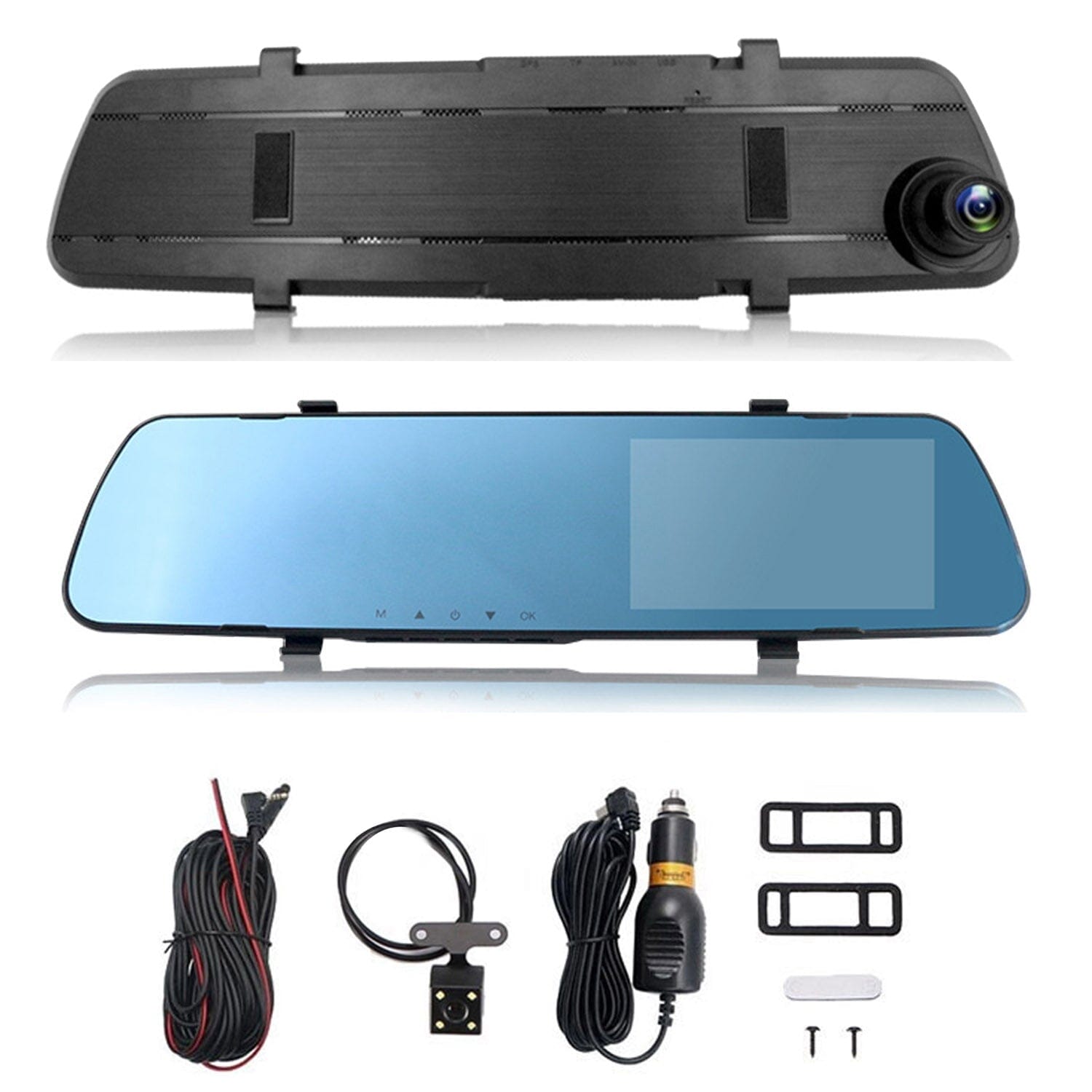 1080P Car DVR 4.3inches Dash Cam with 140° Angle Loop Recording Explore