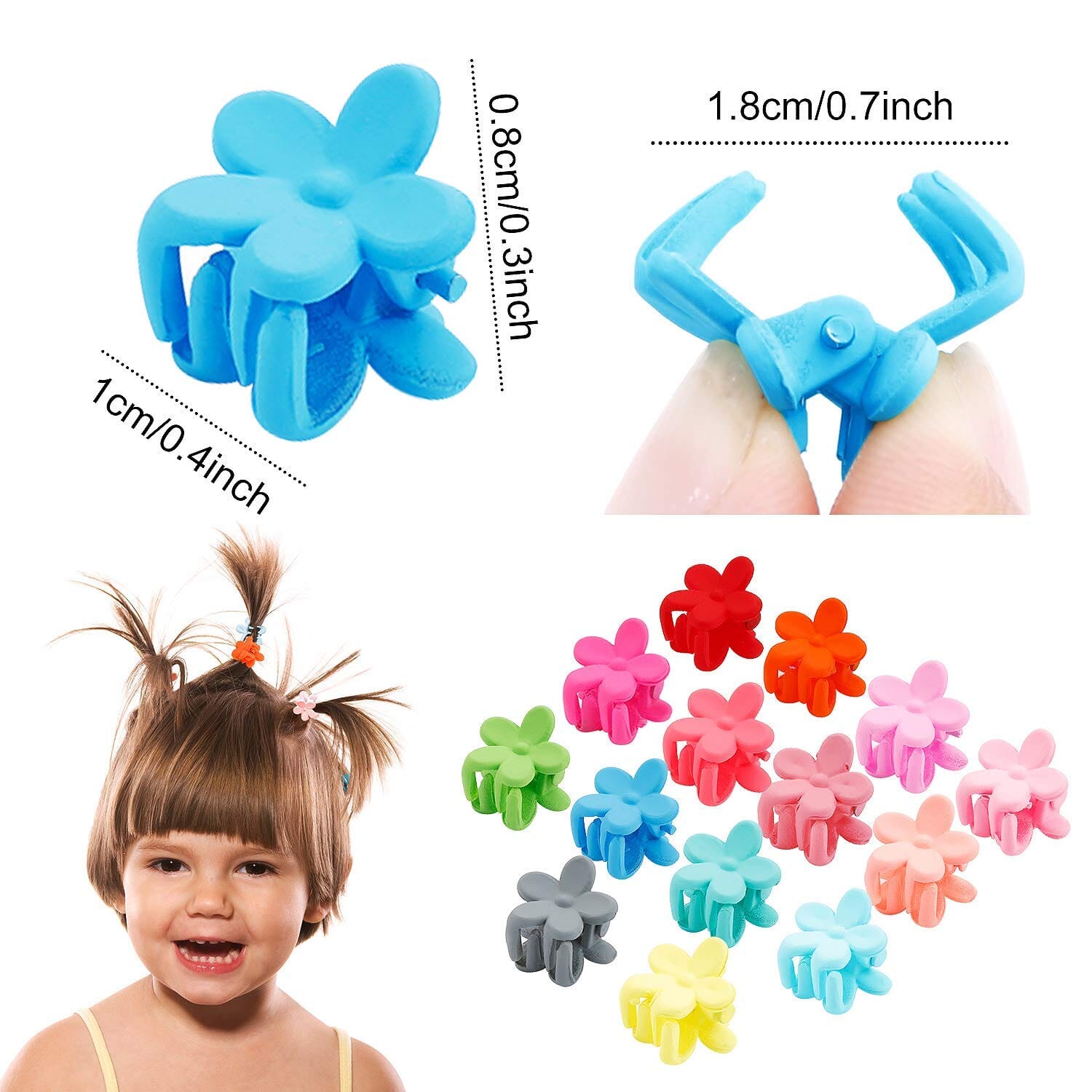 100-Pieces: Non-Slip Colorful Mini Hair Claw Clips Clamps Accessories Cheap Sale Online Online