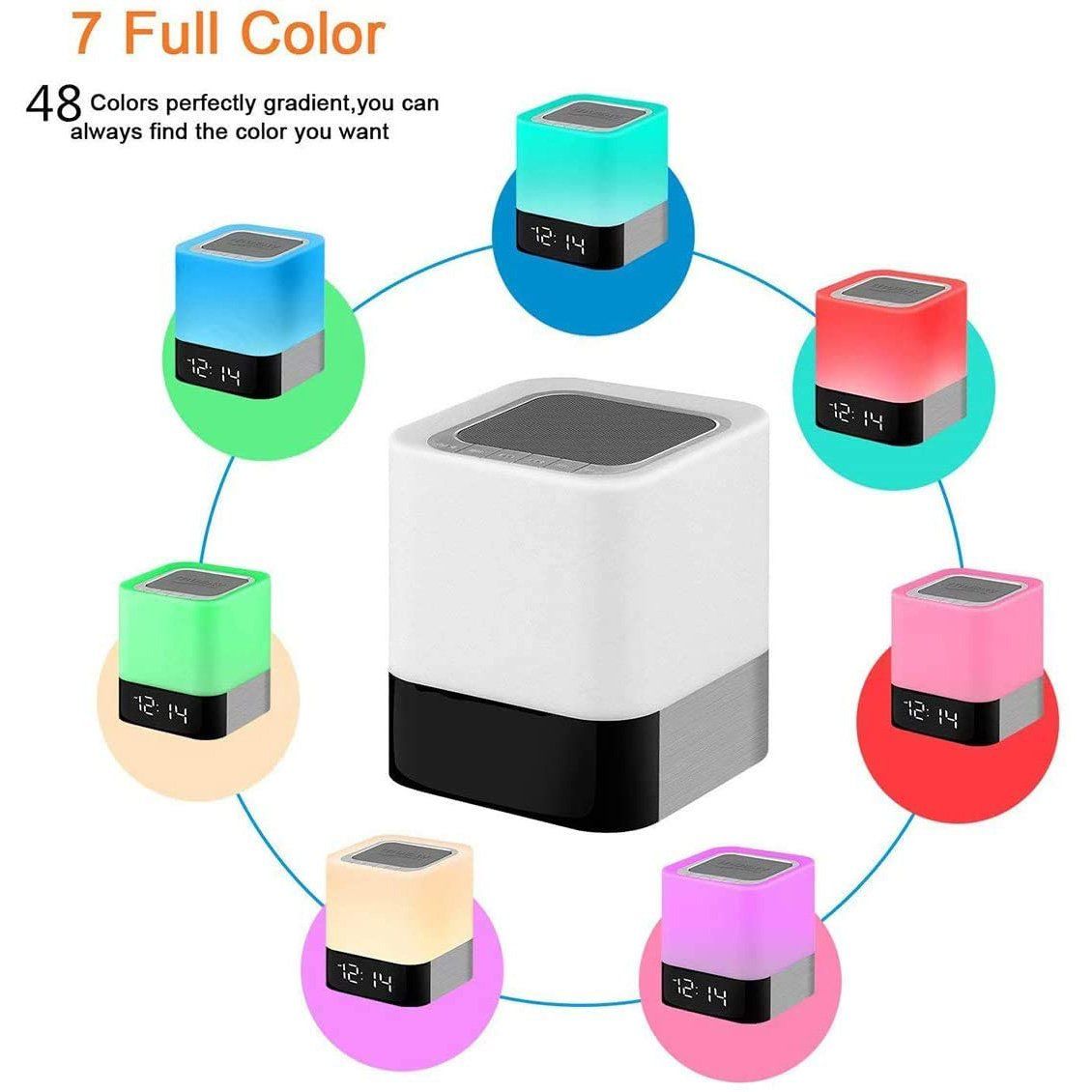 Bluetooth Speaker Touch Sensor Bedside Lamp Shipping Discount Sale