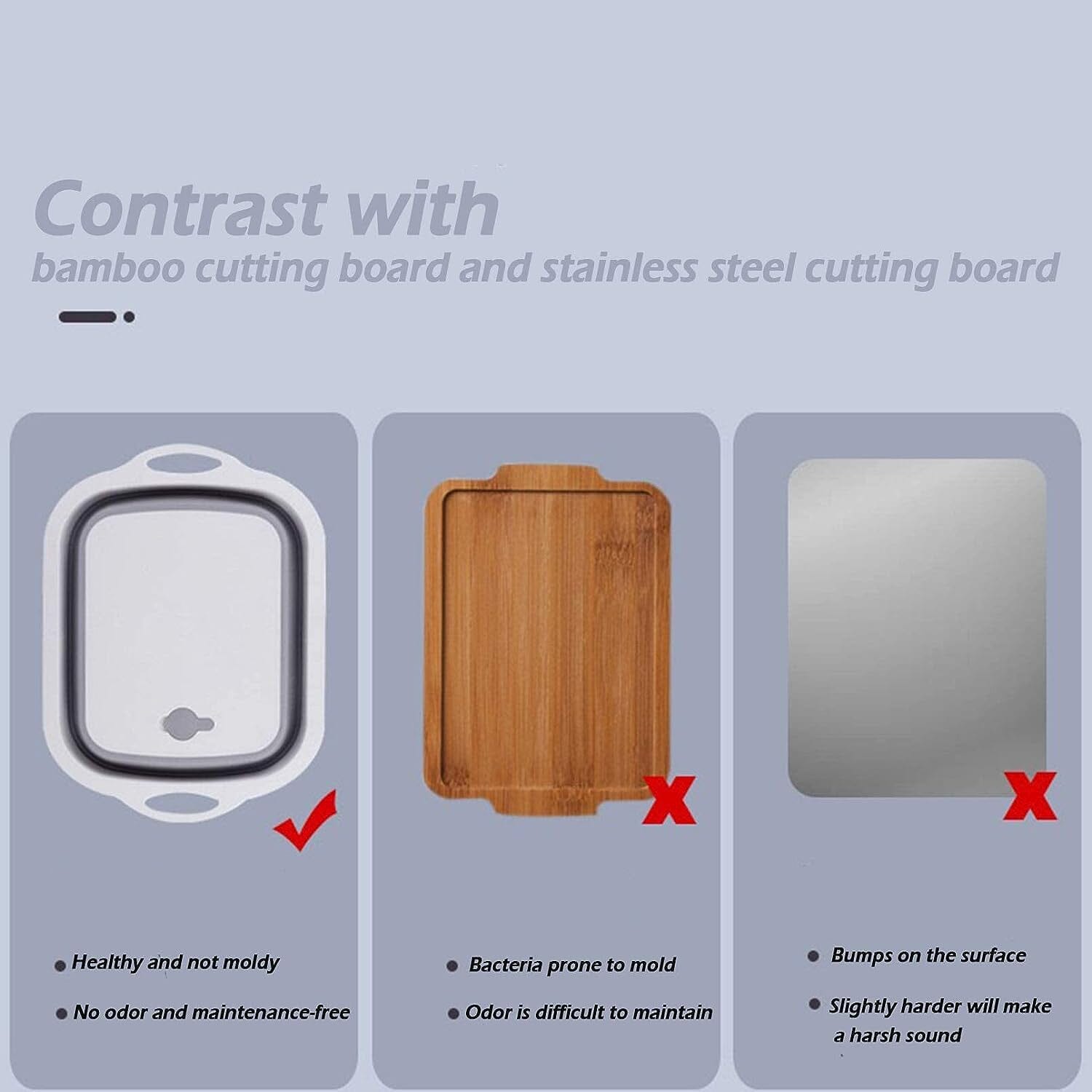 3-in-1 Multifunctional Foldable Cutting Board Outlet Manchester