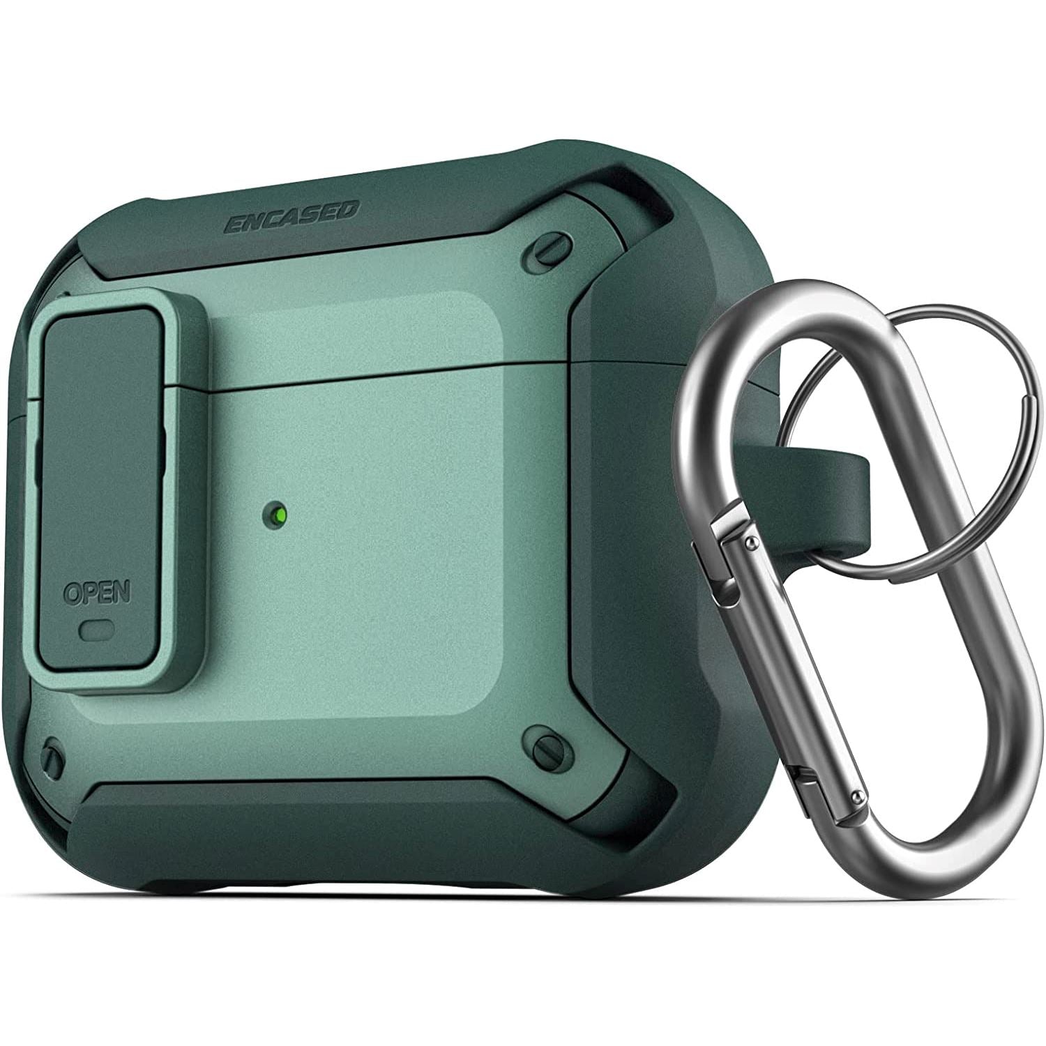 X-Armor for Airpods 3rd Generation Case with Locking Lid | Protective Carrying Pod with Carabiner Keychain (Airpods Gen 3) Sale 100% Guaranteed