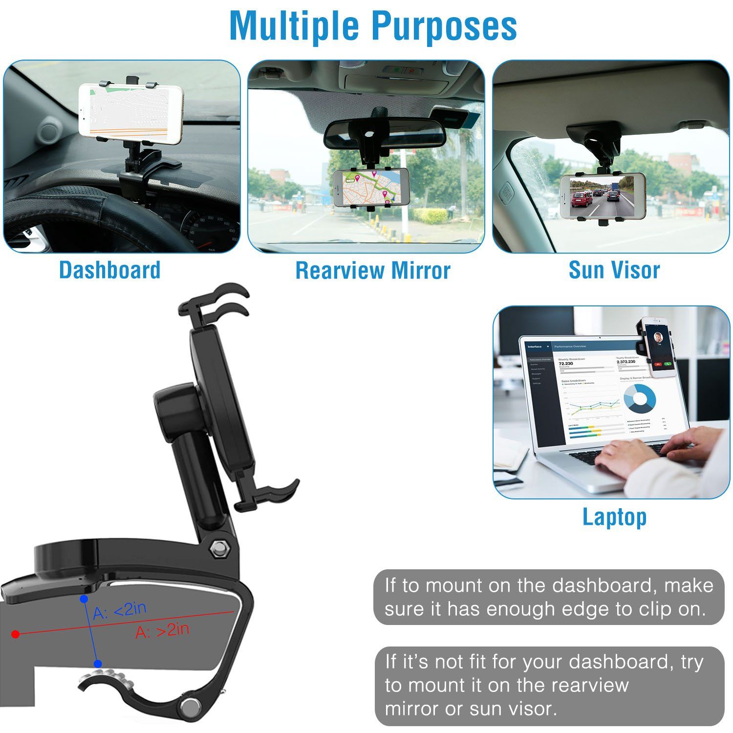 Car Non-slip 360°Rotation Dashboard Phone Holder Buy Cheap For Nice