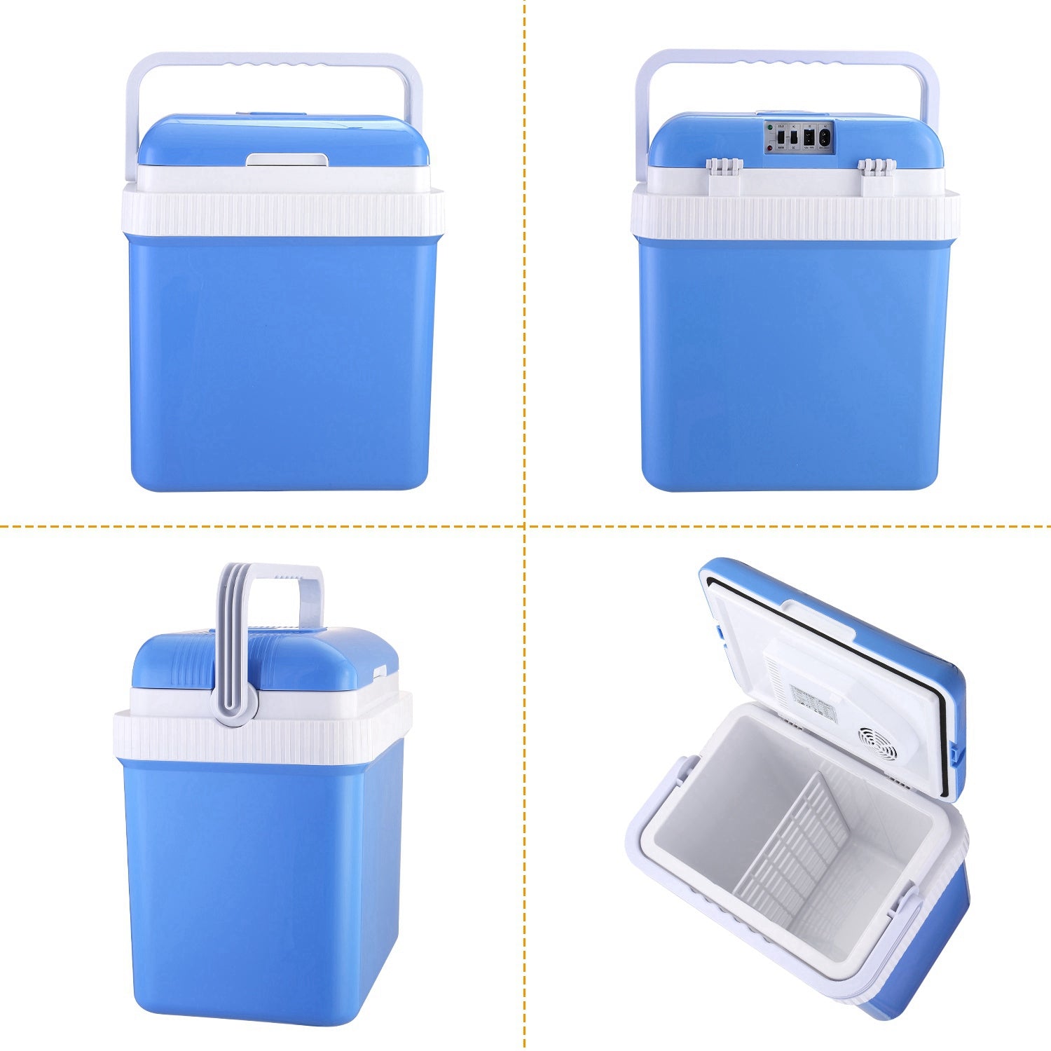 24L 12V Car Portable Refrigerator Travel Cooler Top Quality Sale Online