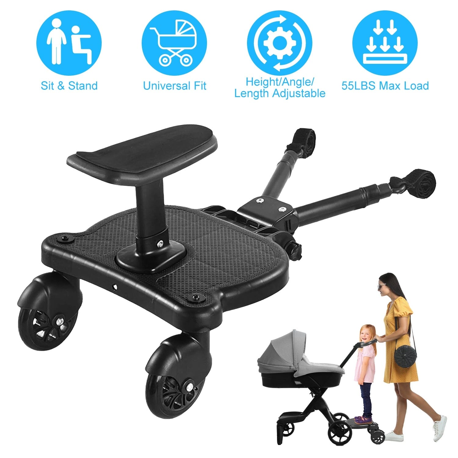 2-in-1 Universal Stroller Board Newest Cheap Online