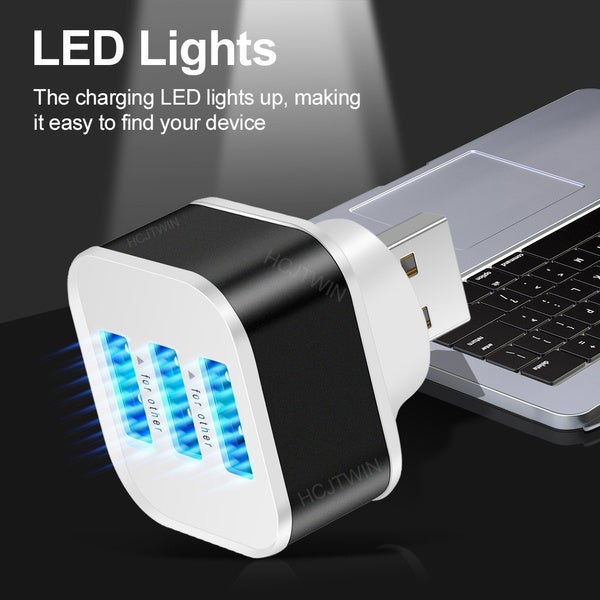 2-Pack: High Speed USB HUB 3 Ports Splitter Cheap Free Shipping