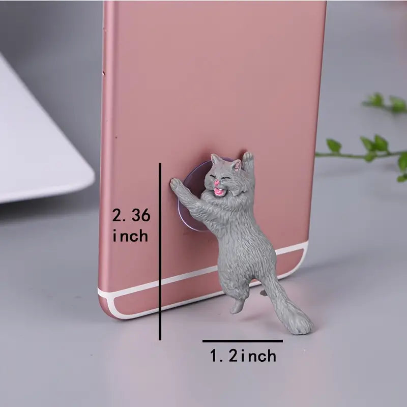 6-Pack: Portable Universal Cute Cat Cell Phone Holder Fashionable Sale Online