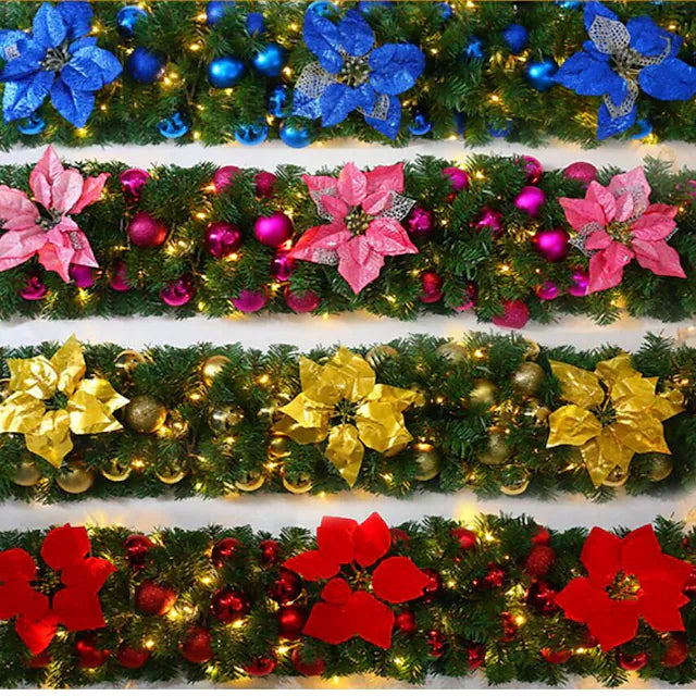 2.7 Meter Christmas Rattan Garland Decorative Free Shipping