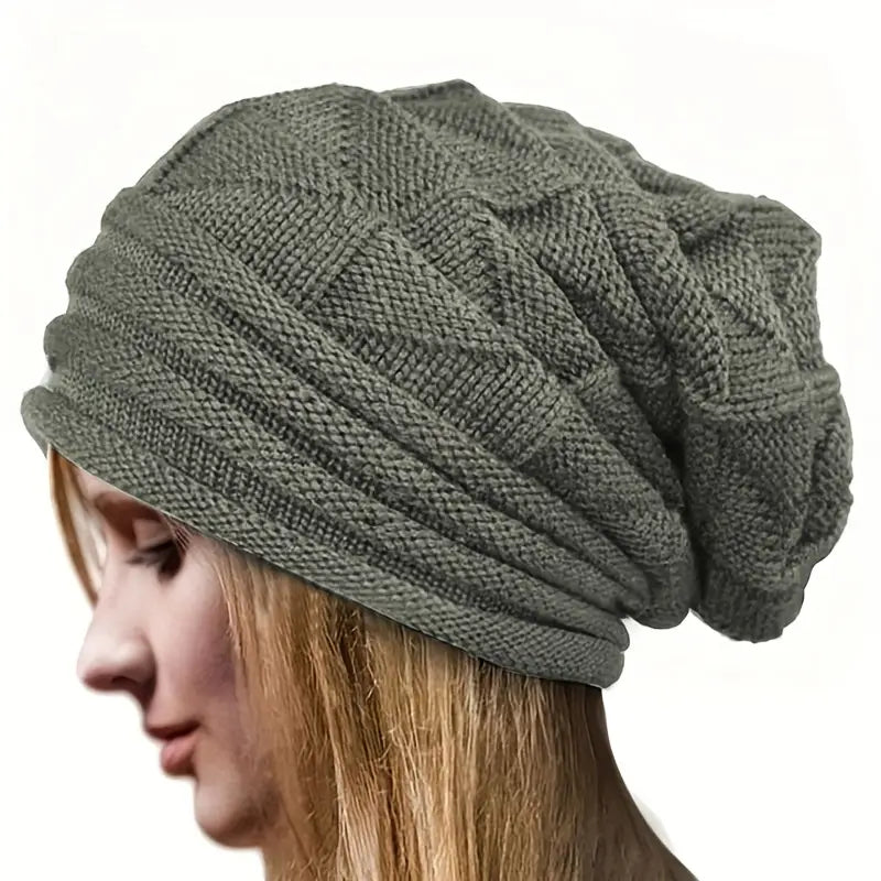 Unisex Oversized Knitted Baggy Beanie Original Online