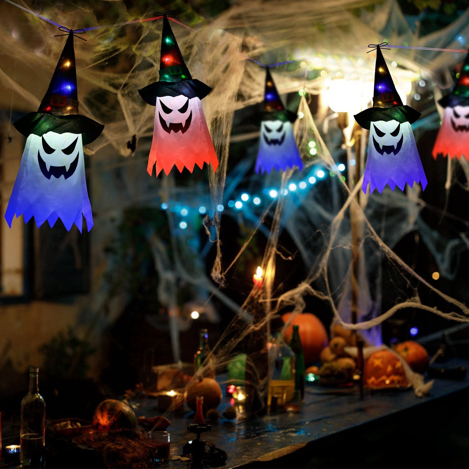 Halloween Ghost Witch Hat Hanging Light Lantern Buy Cheap Best Wholesale