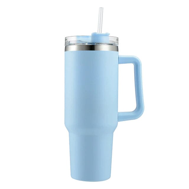 40oz Reusable Vacuum Tumbler with Insulated Double Wall and Cup Handle Original For Sale