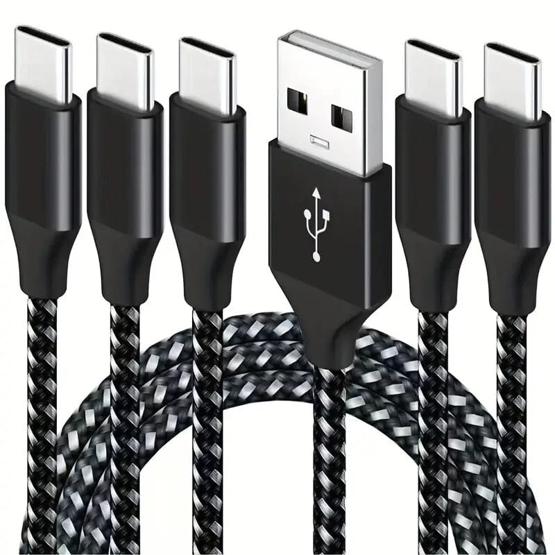 5-Pack: USB Type-C Fast Charging Cable Huge Surprise For Sale