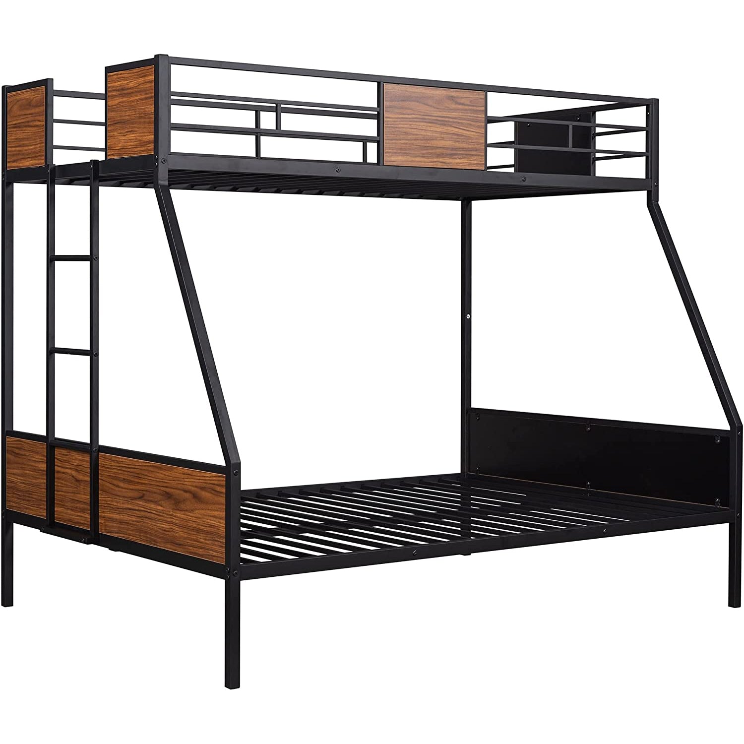 Metal Bunk Bed with Safety Railing Ladder Collections For Sale